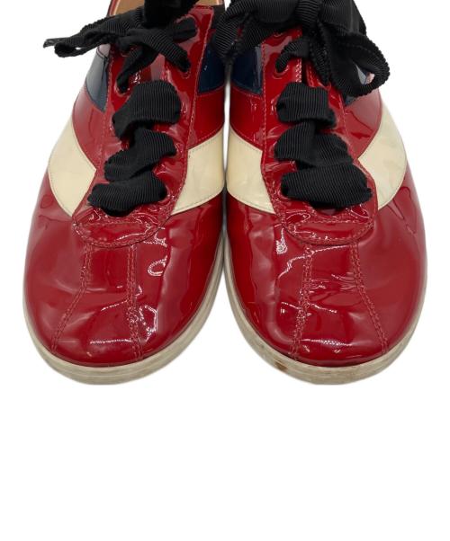 GUCCI（グッチ）GUCCI (グッチ) エナメルシューズ レッド サイズ:27.5㎝の古着・服飾アイテム