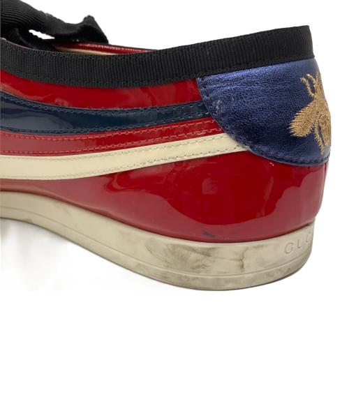 GUCCI（グッチ）GUCCI (グッチ) エナメルシューズ レッド サイズ:27.5㎝の古着・服飾アイテム