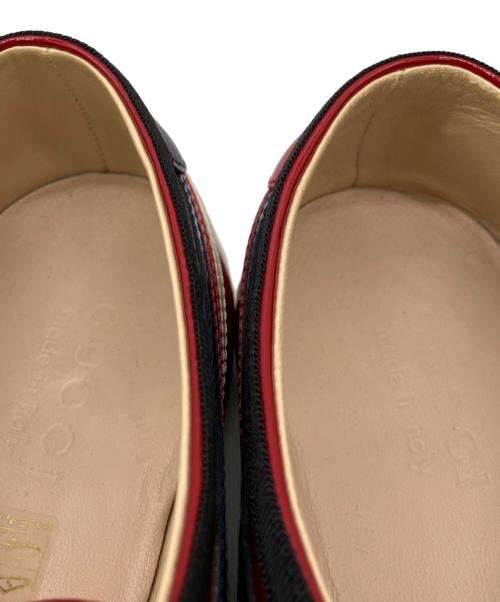 GUCCI（グッチ）GUCCI (グッチ) エナメルシューズ レッド サイズ:27.5㎝の古着・服飾アイテム