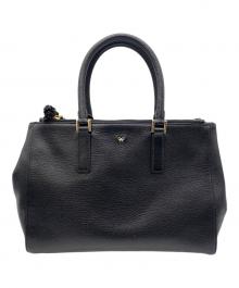 ANYA HINDMARCH（アニヤ・ハインドマーチ）の古着「2WAYバッグ」｜ブラック