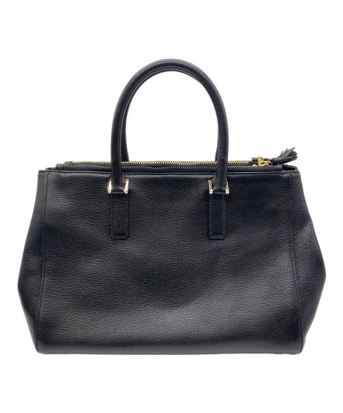 ANYA HINDMARCH（アニヤ・ハインドマーチ）ANYA HINDMARCH (アニヤ・ハインドマーチ) 2WAYバッグ ブラックの古着・服飾アイテム