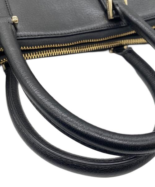 ANYA HINDMARCH（アニヤ・ハインドマーチ）ANYA HINDMARCH (アニヤ・ハインドマーチ) 2WAYバッグ ブラックの古着・服飾アイテム