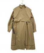TUSタス）の古着「トレンチコート」｜カーキ