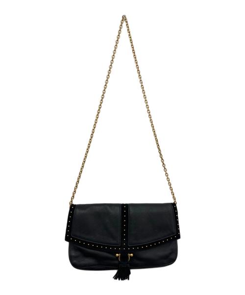 RALPH LAUREN（ラルフローレン）RALPH LAUREN (ラルフローレン) チェーンショルダーバッグ ブラックの古着・服飾アイテム