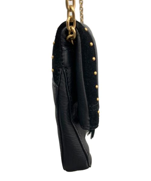 RALPH LAUREN（ラルフローレン）RALPH LAUREN (ラルフローレン) チェーンショルダーバッグ ブラックの古着・服飾アイテム