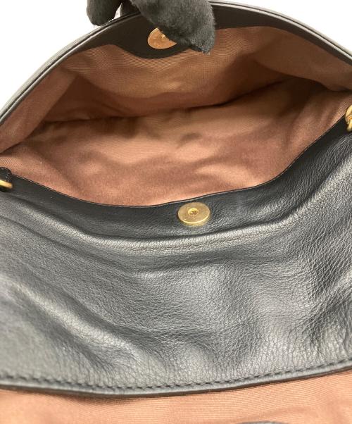 RALPH LAUREN（ラルフローレン）RALPH LAUREN (ラルフローレン) チェーンショルダーバッグ ブラックの古着・服飾アイテム