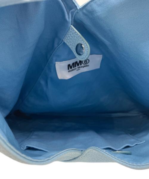 MM6 Maison Margiela（エムエムシックスメゾンマルジェラ）MM6 Maison Margiela (エムエムシックスメゾンマルジェラ) ハンドバッグ スカイブルーの古着・服飾アイテム