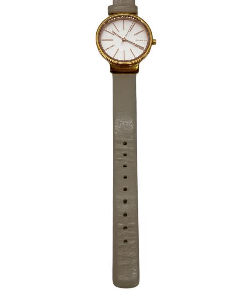 SKAGEN（スカーゲン）SKAGEN (スカーゲン) 腕時計 ホワイトの古着・服飾アイテム