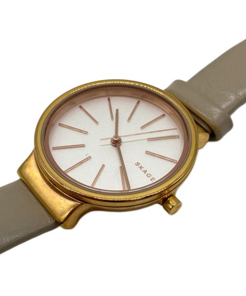 SKAGEN（スカーゲン）SKAGEN (スカーゲン) 腕時計 ホワイトの古着・服飾アイテム