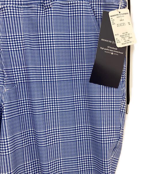 RESOUND CLOTHING（リサウンドクロージング）RESOUND CLOTHING (リサウンドクロージング) テーパードパンツ ブルーホワイト サイズ:1 未使用品の古着・服飾アイテム
