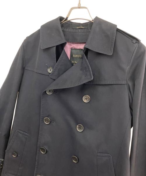 SANYO（サンヨー）SANYO (サンヨー) トレンチコート ブラック サイズ:Mの古着・服飾アイテム