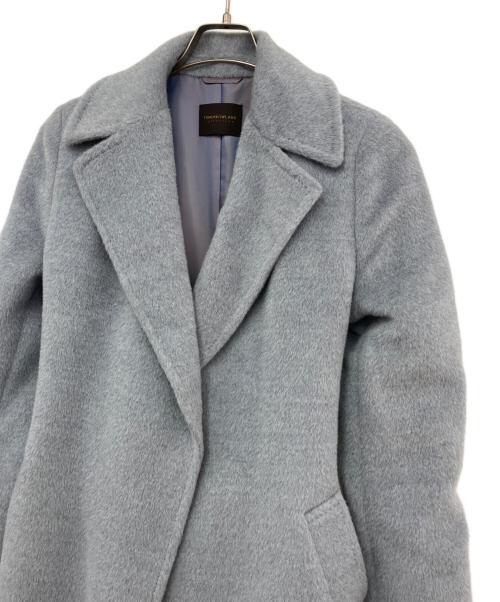 TOMORROW LAND collection（トゥモローランドコレクション）TOMORROW LAND collection (トゥモローランドコレクション) ロングコート スカイブルー サイズ:36の古着・服飾アイテム