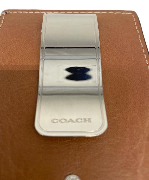 COACH（コーチ）COACH (コーチ) マネークリップカードケース ブラウンの古着・服飾アイテム