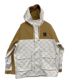 MLB（エムエルビー）の古着「マウンテンパーカー」｜カーキ×ベージュ
