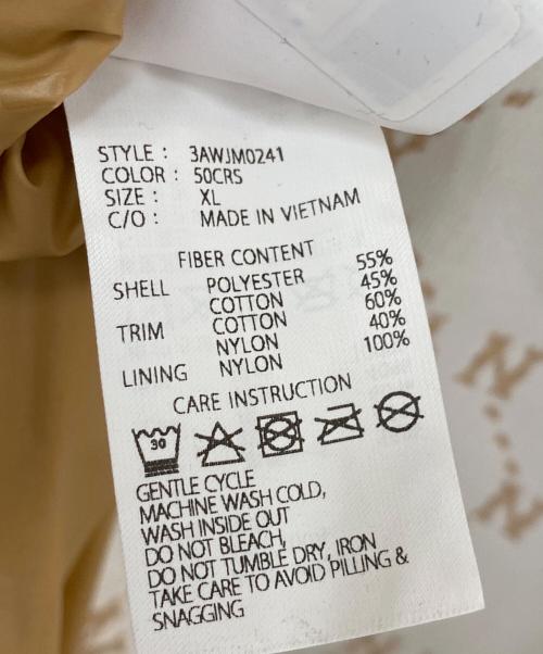 MLB（エムエルビー）MLB (エムエルビー) マウンテンパーカー カーキ×ベージュ サイズ:XLの古着・服飾アイテム