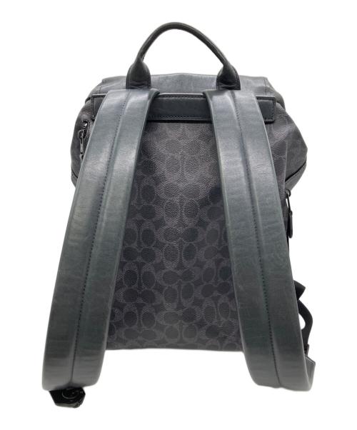 COACH（コーチ）COACH (コーチ) レザーリュック ブラックの古着・服飾アイテム