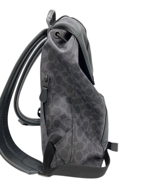 COACH（コーチ）COACH (コーチ) レザーリュック ブラックの古着・服飾アイテム