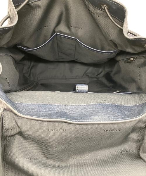 COACH（コーチ）COACH (コーチ) レザーリュック ブラックの古着・服飾アイテム