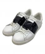 VALENTINO GARAVANIヴァレンティノ・ガラヴァーニ）の古着「ローカットスニーカー」｜ホワイト×ブラック