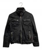 TORNADO MARTトルネードマート）の古着「ゴートレザージャケット」｜ブラック