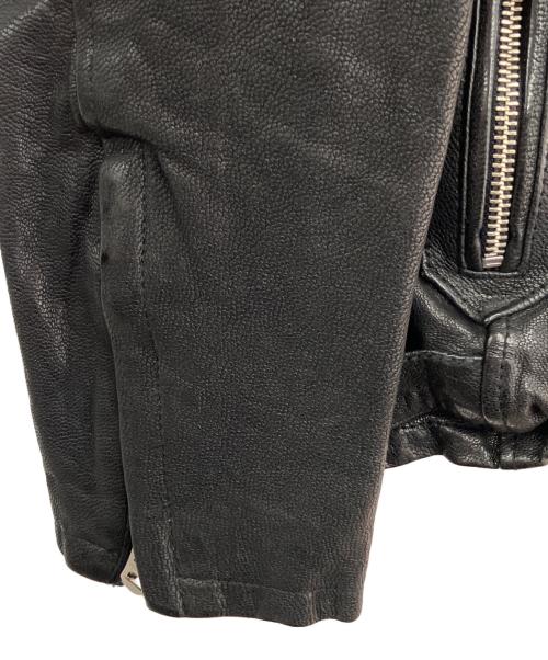 TORNADO MART（トルネードマート）TORNADO MART (トルネードマート) ゴートレザージャケット ブラック サイズ:Ｌの古着・服飾アイテム