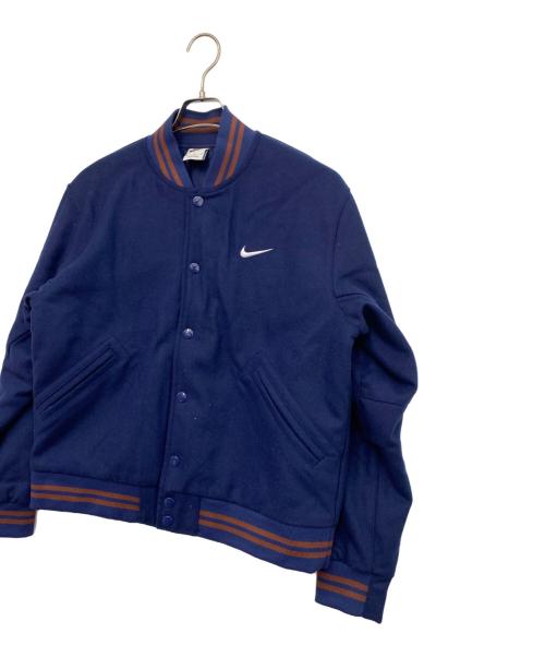 NIKE（ナイキ）NIKE (ナイキ) ブルゾン ネイビー×ブラウン サイズ:Ｍの古着・服飾アイテム