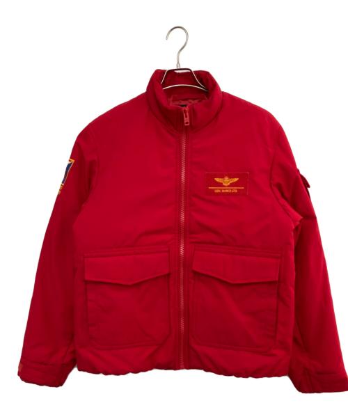 AVIREX（アヴィレックス）AVIREX (アヴィレックス) 中綿ジャケット レッド サイズ:Ｌの古着・服飾アイテム