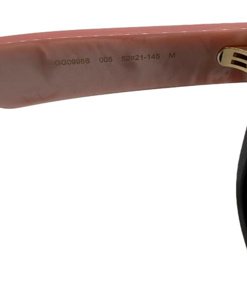 GUCCI（グッチ）GUCCI (グッチ) サングラス ブラック×ピンク サイズ:52□21の古着・服飾アイテム