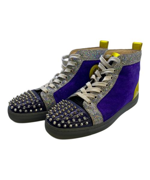 Christian Louboutin（クリスチャン・ルブタン）Christian Louboutin (クリスチャン・ルブタン) ハイカットスニーカー マルチカラー サイズ:41の古着・服飾アイテム