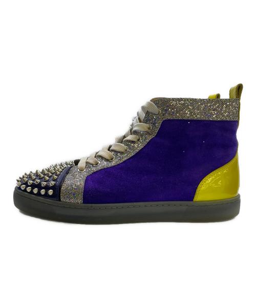 Christian Louboutin（クリスチャン・ルブタン）Christian Louboutin (クリスチャン・ルブタン) ハイカットスニーカー マルチカラー サイズ:41の古着・服飾アイテム