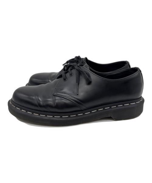 Dr.Martens（ドクターマーチン）Dr.Martens (ドクターマーチン) ホワイトステッチ3ホールシューズ ブラック サイズ:UK8の古着・服飾アイテム