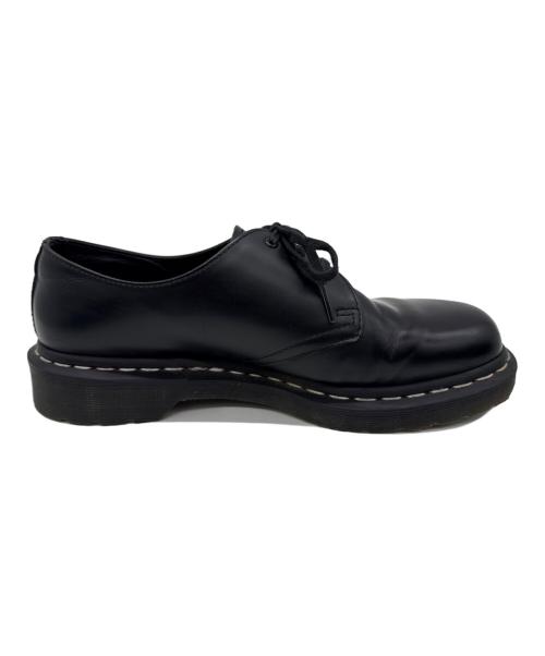 Dr.Martens（ドクターマーチン）Dr.Martens (ドクターマーチン) ホワイトステッチ3ホールシューズ ブラック サイズ:UK8の古着・服飾アイテム