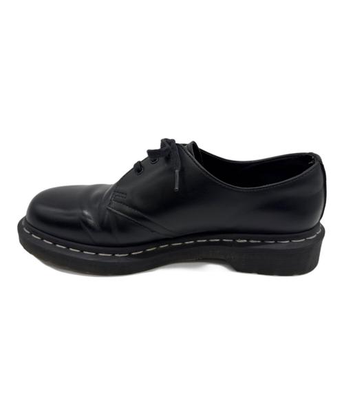 Dr.Martens（ドクターマーチン）Dr.Martens (ドクターマーチン) ホワイトステッチ3ホールシューズ ブラック サイズ:UK8の古着・服飾アイテム