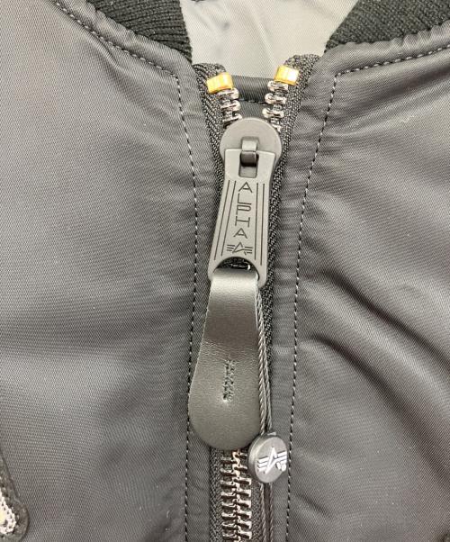 ALPHA INDUSTRIES（アルファインダストリーズ）ALPHA INDUSTRIES (アルファインダストリーズ) MA-1ジャケット ブラック サイズ:M 未使用品の古着・服飾アイテム