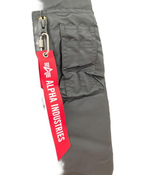 ALPHA INDUSTRIES（アルファインダストリーズ）ALPHA INDUSTRIES (アルファインダストリーズ) MA-1ジャケット ブラック サイズ:M 未使用品の古着・服飾アイテム