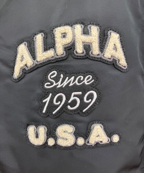 ALPHA INDUSTRIES（アルファインダストリーズ）ALPHA INDUSTRIES (アルファインダストリーズ) MA-1ジャケット ブラック サイズ:M 未使用品の古着・服飾アイテム