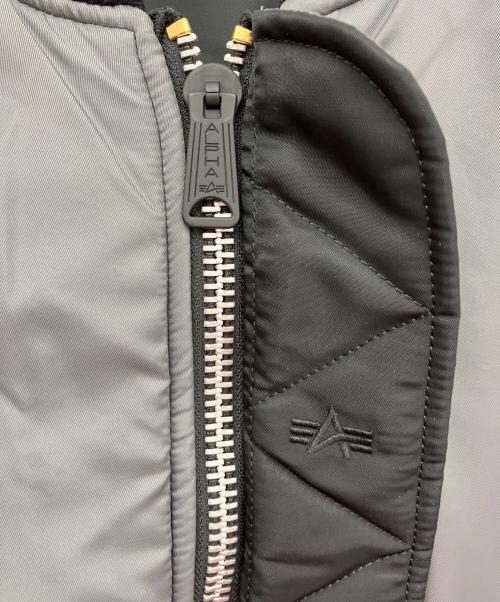 ALPHA INDUSTRIES（アルファインダストリーズ）ALPHA INDUSTRIES (アルファインダストリーズ) MA-1ジャケット ブラック サイズ:M 未使用品の古着・服飾アイテム