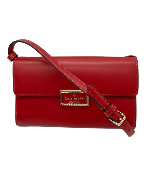 Kate Spade（ケイトスペード）Kate Spade (ケイトスペード) ショルダーバッグ レッドの古着・服飾アイテム