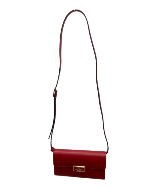 Kate Spade（ケイトスペード）Kate Spade (ケイトスペード) ショルダーバッグ レッドの古着・服飾アイテム