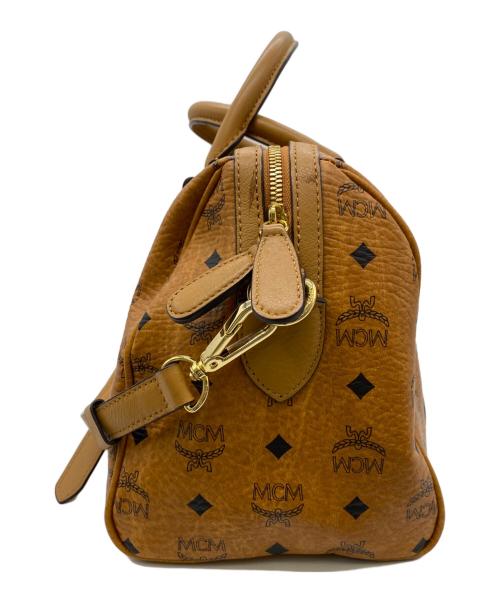MCM（エムシーエム）MCM (エムシーエム) 2WAYボストンバッグ ブラウンの古着・服飾アイテム