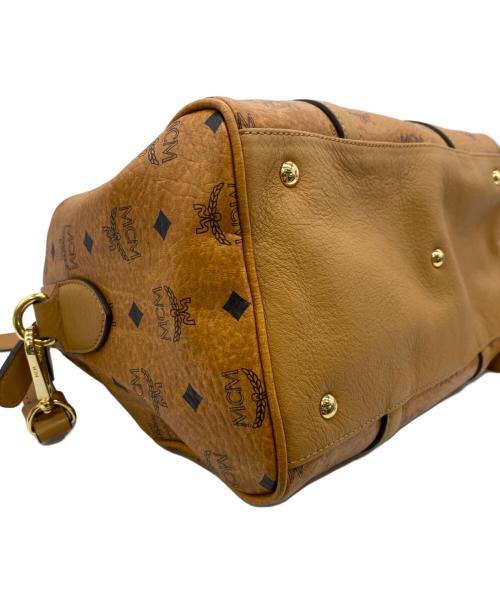 MCM（エムシーエム）MCM (エムシーエム) 2WAYボストンバッグ ブラウンの古着・服飾アイテム