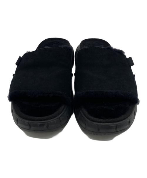 UGG（アグ）UGG (アグ) ボアサンダル ブラック サイズ:26㎝の古着・服飾アイテム