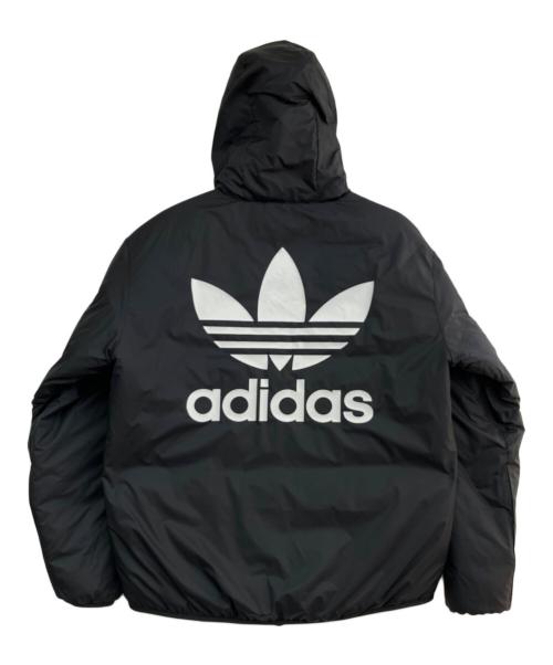 adidas Originals（アディダスオリジナル）adidas Originals (アディダスオリジナル) リバーシブルダウンジャケット ブラック サイズ:2XL 未使用品の古着・服飾アイテム