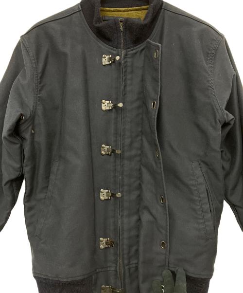 HOUSTON（ヒューストン）HOUSTON (ヒューストン) N-1デッキジャケット ネイビー サイズ:40の古着・服飾アイテム