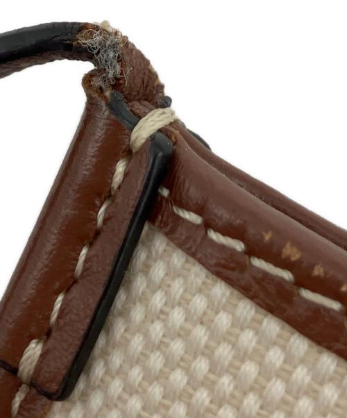 BURBERRY LONDON ENGLAND（バーバリー ロンドン イングランド）BURBERRY LONDON ENGLAND (バーバリー ロンドン イングランド) TBロゴスマホショルダーバッグ ブラウン×ベージュの古着・服飾アイテム