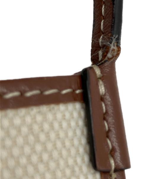 BURBERRY LONDON ENGLAND（バーバリー ロンドン イングランド）BURBERRY LONDON ENGLAND (バーバリー ロンドン イングランド) TBロゴスマホショルダーバッグ ブラウン×ベージュの古着・服飾アイテム
