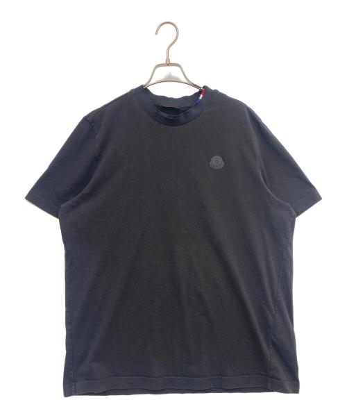 MONCLER（モンクレール）MONCLER (モンクレール) 半袖カットソー ブラック サイズ:Ｌの古着・服飾アイテム