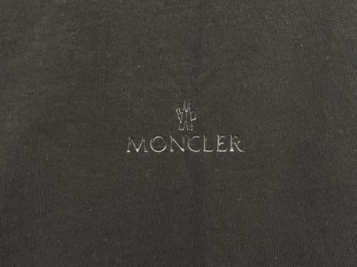 MONCLER（モンクレール）MONCLER (モンクレール) 半袖カットソー ブラック サイズ:Ｌの古着・服飾アイテム