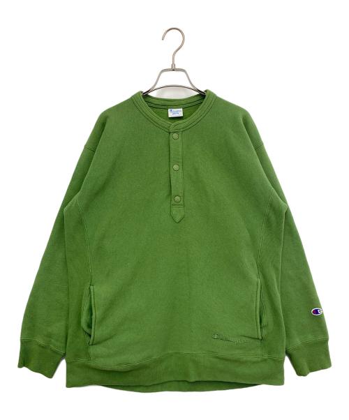 Champion REVERSE WEAVE（チャンピオン リバース ウィーブ）Champion REVERSE WEAVE (チャンピオン リバース ウィーブ) リバースウィーブスウェット グリーン サイズ:Ｍの古着・服飾アイテム