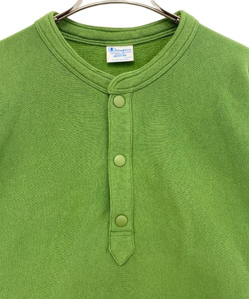Champion REVERSE WEAVE（チャンピオン リバース ウィーブ）Champion REVERSE WEAVE (チャンピオン リバース ウィーブ) リバースウィーブスウェット グリーン サイズ:Ｍの古着・服飾アイテム